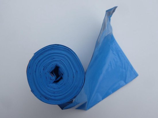 afvalzak 120 liter - extra stevig blauw plastic - 10 vuilniszakken | bol.com