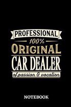 Professional Original Car Dealer Notebook of Passion and Vocation