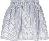 Like Flo Meisjes Rokjes Seersucker Anglaise - Blauw - Maat 110