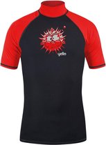 Yello Uv-werend Shirt Puffer Jongens Zwart/rood 3 Jaar