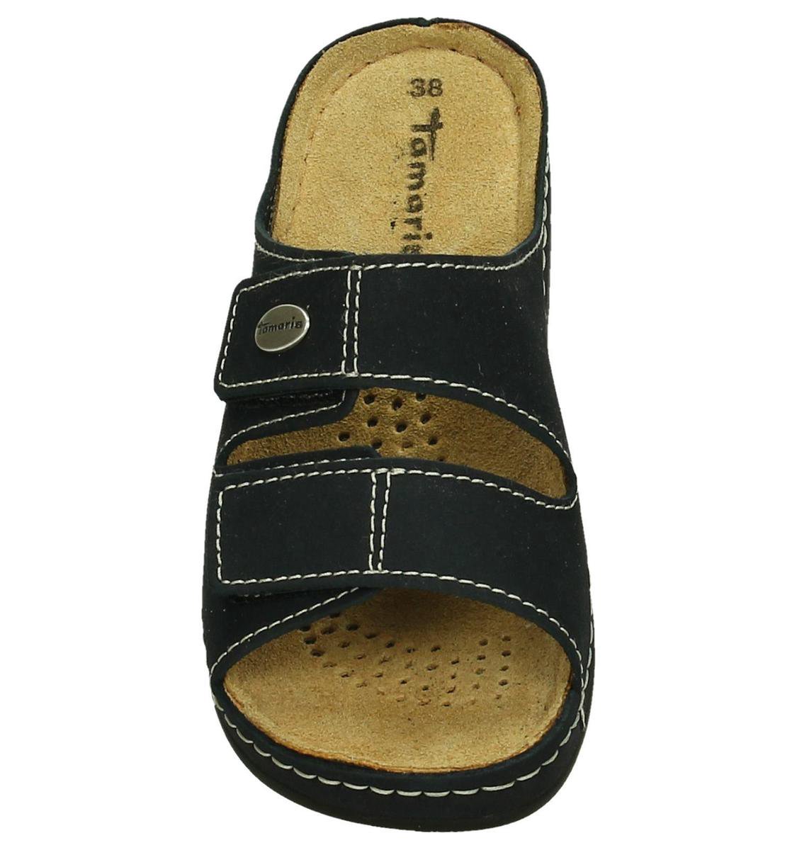 tamaris leather slipper