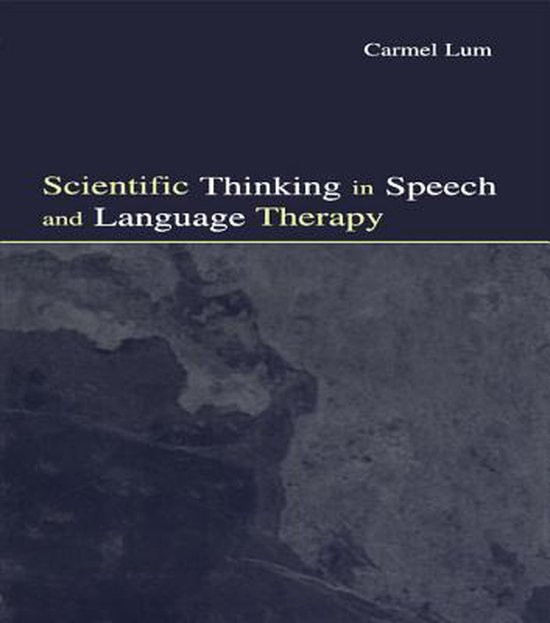 Scientific Thinking in Speech and Language Therapy - cover