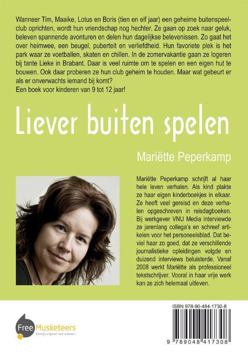 bol.com | Liever buiten spelen, Mariëtte Peperkamp | 9789048417308 | Boeken