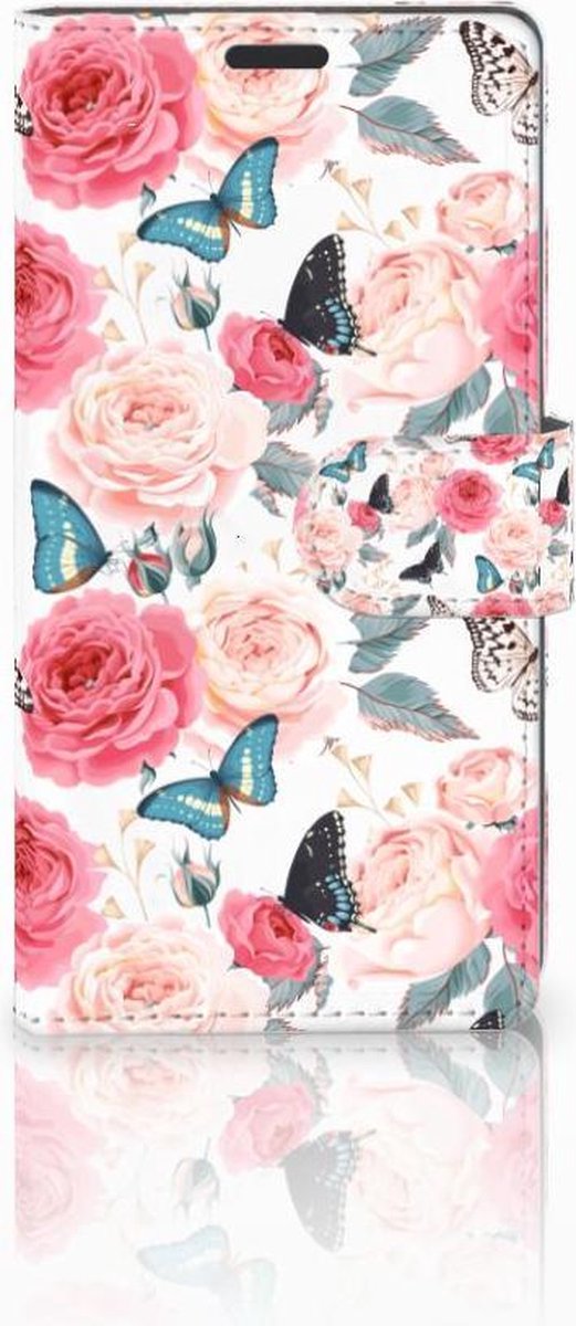 Sony Xperia Z3 Hoesje Butterfly Roses