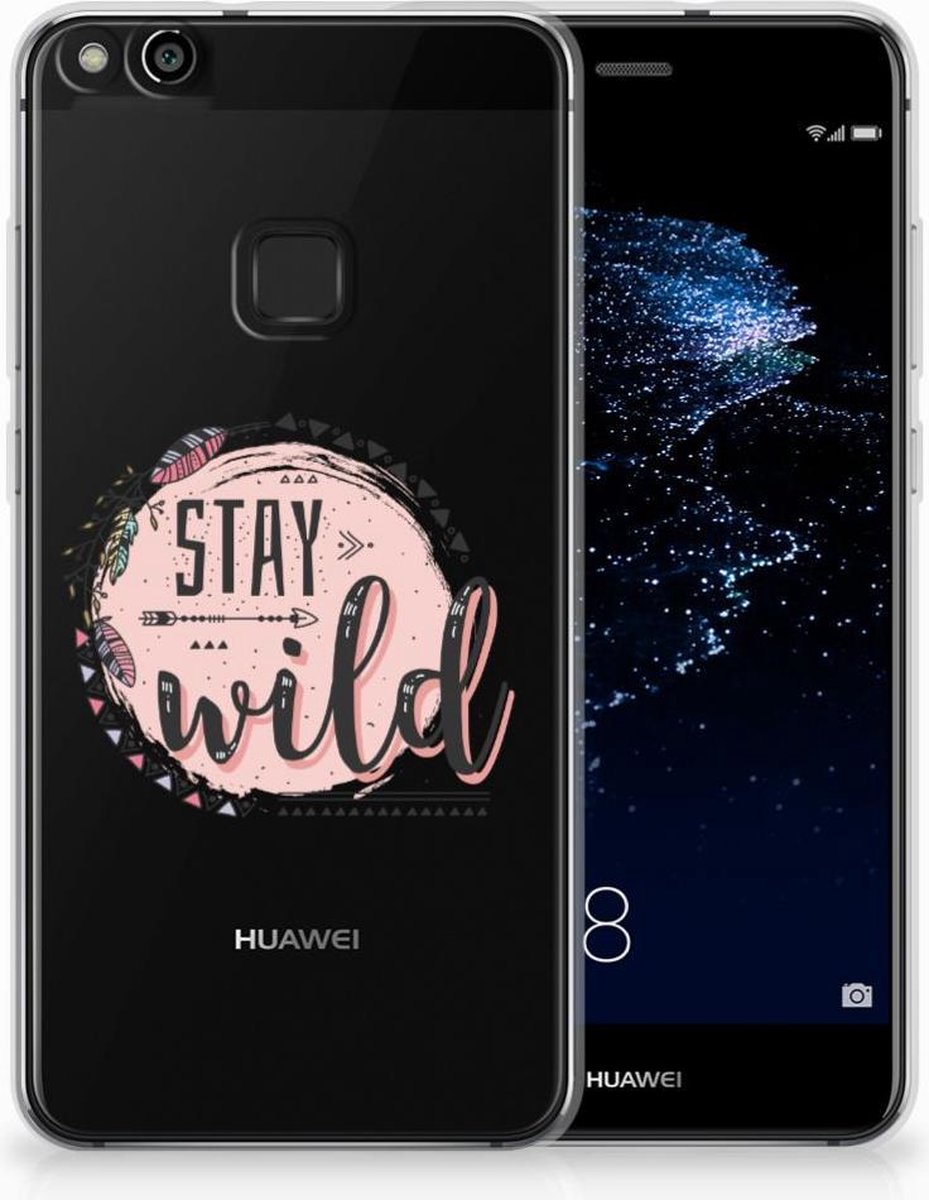 Huawei P10 Lite Telefoonhoesje met Naam Boho Stay Wild