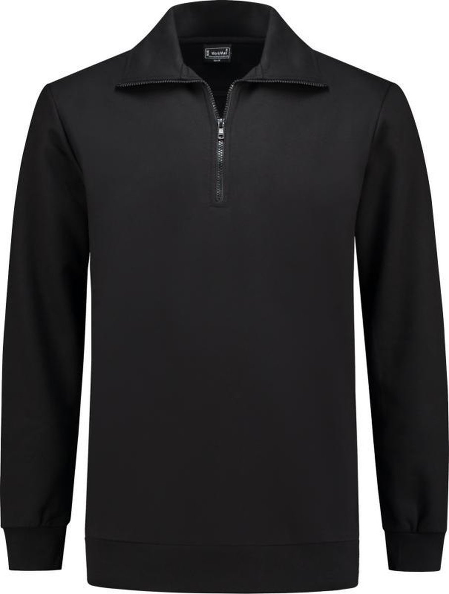 Workman Zipper Sweater Outfitters - 7706 zwart - Maat 2XL