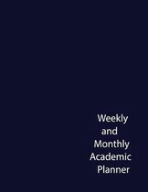 Weekly and Monthly Student Academic Calendar