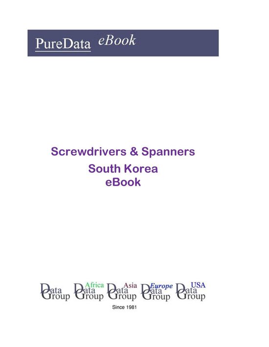 PureData eBook - Screwdrivers & Spanners in South Korea - cover
