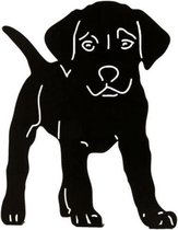 Silhouet puppy hond - decoratief