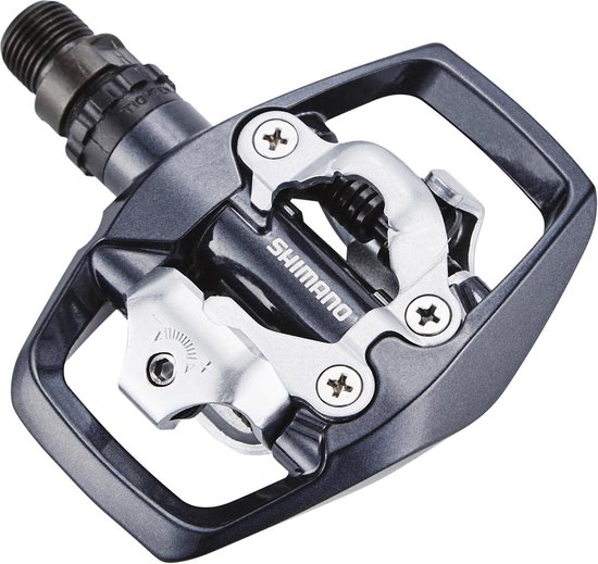 Shimano Pedalen Ed500 Mtb Spd Zwart/zilver Set van Shimano — afbeelding 5
