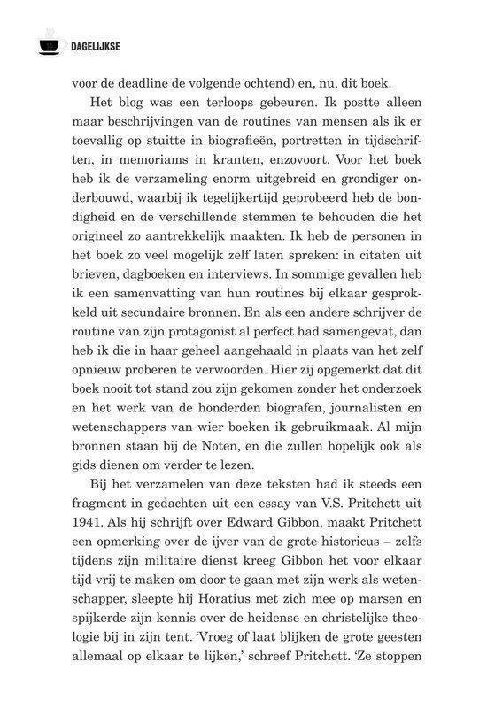 Dagelijkse rituelen