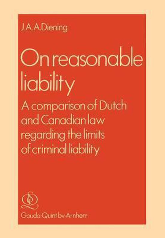 On Reasonable Liability - cover