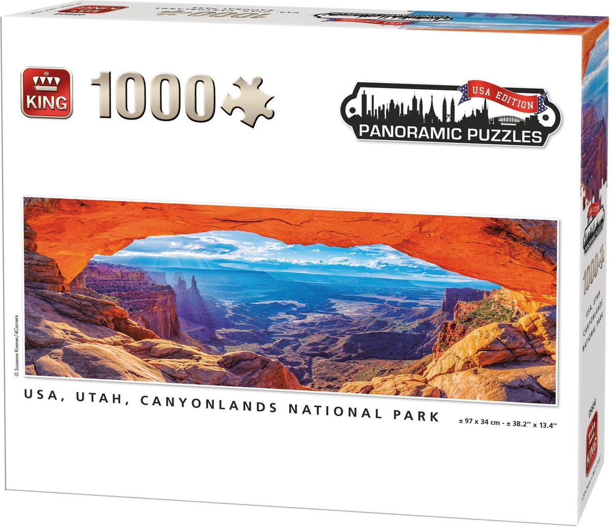 King Panoramic 1000 puzzel stukjes Grand Canyon