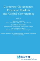 Corporate Governance, Financial Markets and Global Convergence