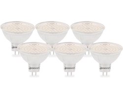 Groenovatie LED Spot GU5.3 / MR16 Fitting - 5W - 45x50 mm - Dimbaar - 6-Pack - Warm Wit