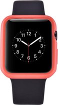 Case Cover Ultra-thin 0.7mm Soft TPU Shell voor Apple Watch 38mm (Series 1 / Series 2) - Pink