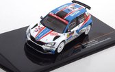 Skoda Fabia R5 No.32, Sieger WRC2 Rally Monte Carlo 2018 Kopecky/Dresler 1-43 Ixo Models