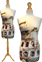 Rome paspop met licht bruine sparkling driepoot 36/38