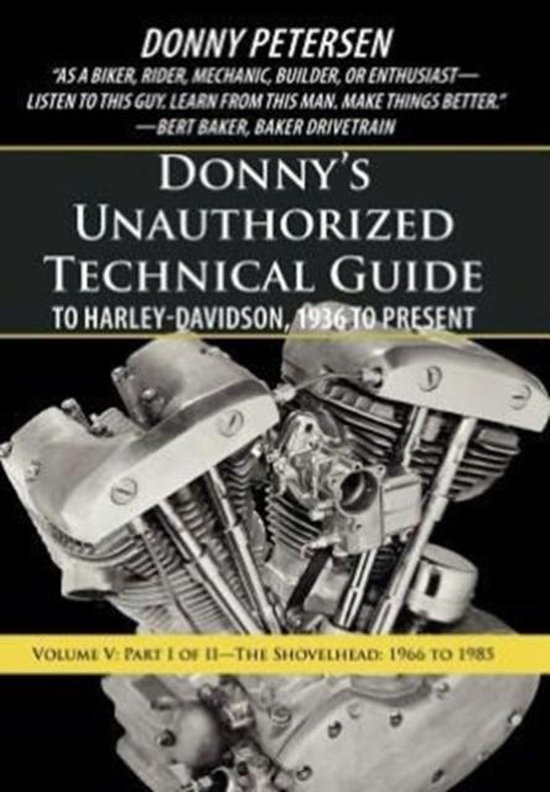 Donny's Unauthorized Technical Guide to Harley-Davidson, 193 ... - cover