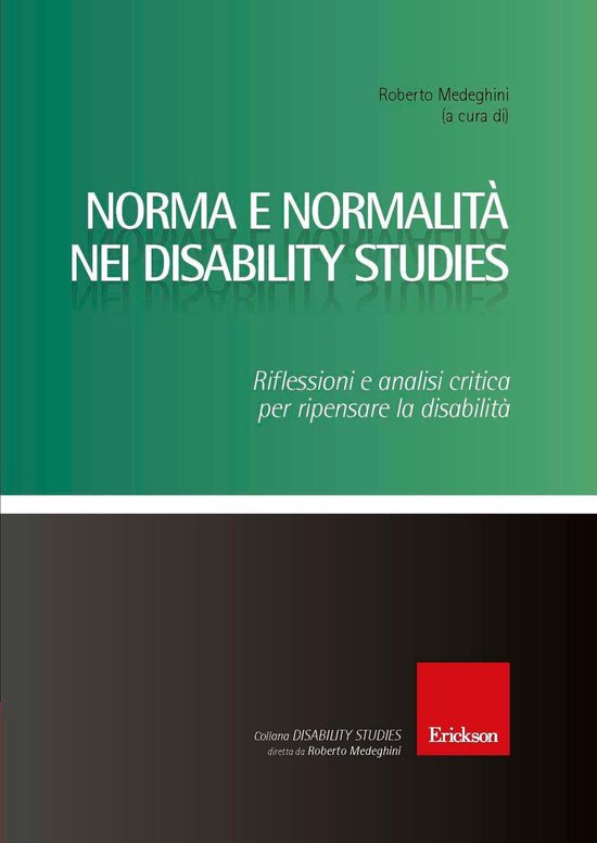 Norma e normalità nei Disability Studies - cover