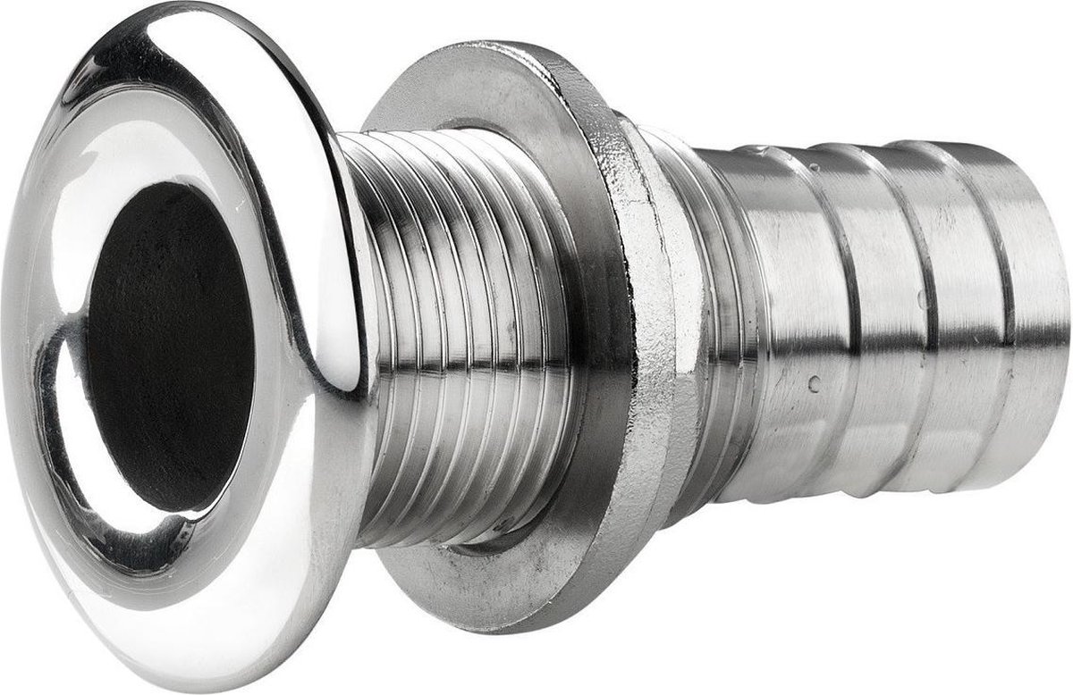 VETUS bolle RVS Huiddoorvoer met Slangtule  2" x 100 mm