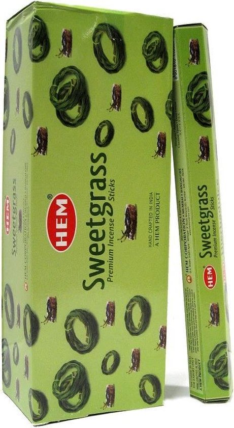 HEM Wierook - Sweetgrass - Slof (6 pakjes/120 stokjes)