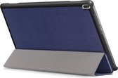 Shop4 - Lenovo Tab 4 10 Plus Hoes - Smart Book Case Blauw