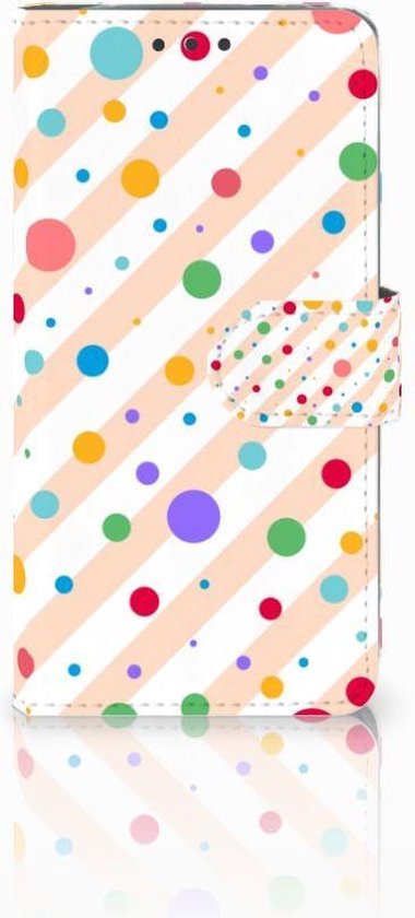 Deuk provincie Achtervolging LG G5 Bookcase Hoesje Design Dots | bol.com
