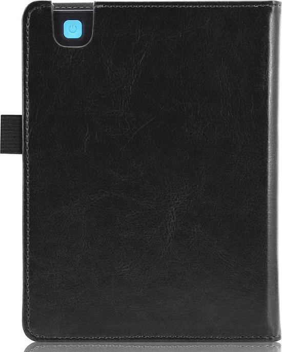 Hoes geschikt voor Kobo Aura Edition 2 - Book Case Leer Wallet Cover Hoesje Zwart van Merkloos — afbeelding 5