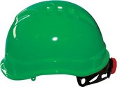 M-Safe MH6030 veiligheidshelm groen met draaiknop korte klep