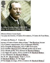 24 livres d'Arthur Conan Doyle