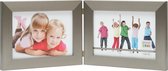 Deknudt Frames fotolijst S41VD1 H2H - zilver - tweeluik -  2x 13x18 cm