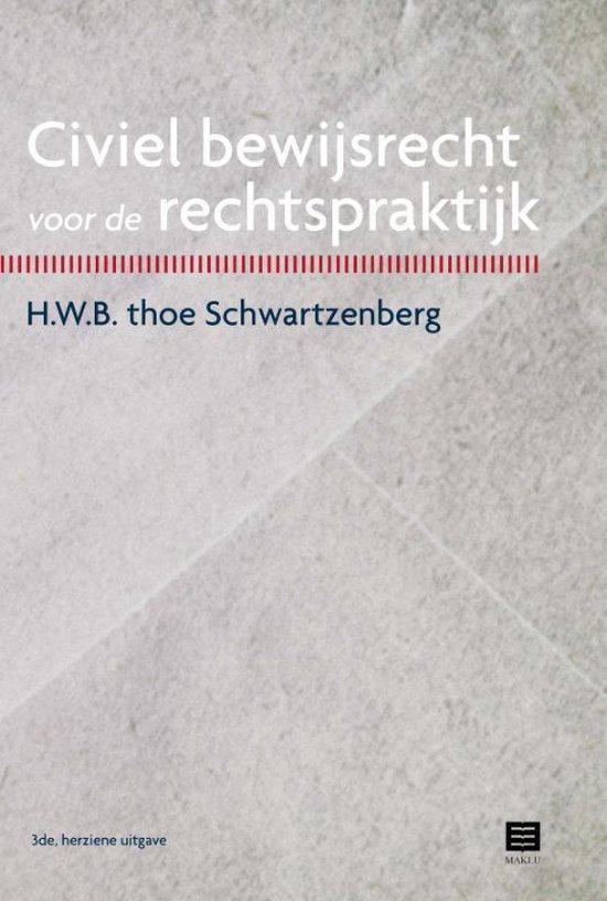 Civiel bewijsrecht voor de rechtspraktijk - cover