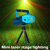 Mini Laser Stage Lighting (Rood+Groen) Projector