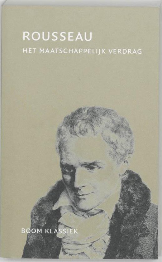 Cover van het boek 'Het maatschappelijk verdrag'