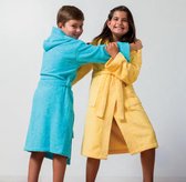 Kinderbadjas met Capuchon Uni Pure 6 Jaar Aqua col 3236