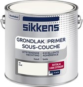 Sikkens Grondlak Mat - Wit - 2,5 liter