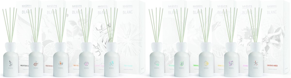 Mr&Mrs Fragrance Blanc Geurstokjes - Malasian Black Tea