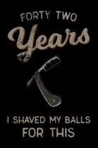 forty two Years I Shaved My Balls For This