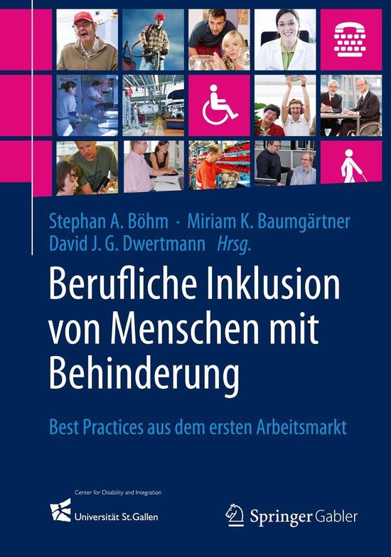 Berufliche Inklusion von Menschen mit Behinderung - cover