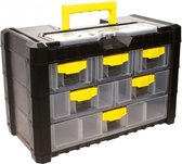 Werktuigkoffer sorteerkoffer gereedschap Multicase 3 lagers - 40x20x26cm