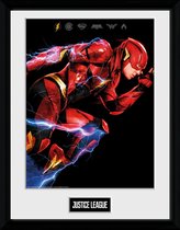 Framed collector print met kader 30 x 40cm Justice League Movie Flash