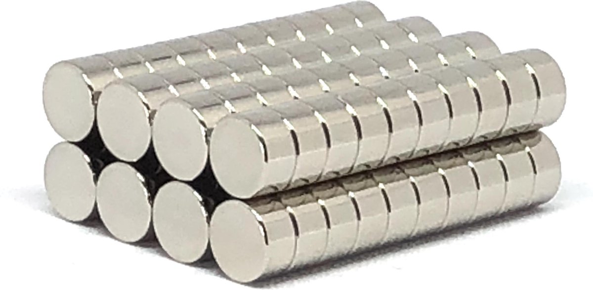 magneetverfmagneten.nl - Whiteboard magneet - 80 stuks - Neodymium - 10 x 5 mm