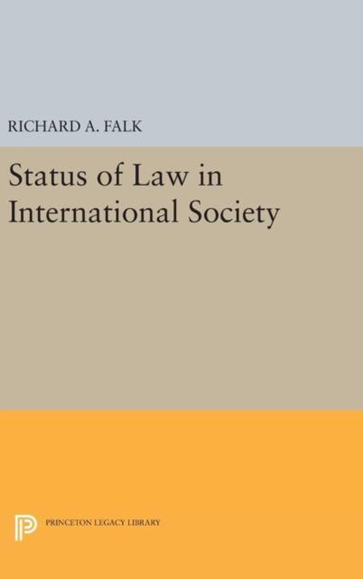 Princeton Legacy Library- Status of Law in International Soc ... - cover