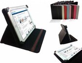 Hoes voor de Salora Tab8201, Multi-stand Cover, Ideale Tablet Case, hot pink , merk i12Cover