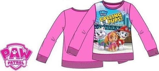 | Paw patrol sweater roze maat 110 Paw patrol sweater roze | Goedkope sweaters.nl