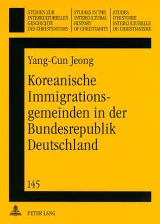 Livre "Koreanische Immigrationsgemeinden in der Bundesrepublik Deutschland" par Yang-Cun Jeong.