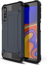 Armor Hybrid Samsung Galaxy A7 (2018) Hoesje - Blauw
