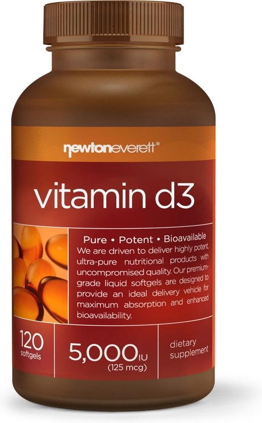 wakker worden Strak Consequent Vitamine D3 5,000 IE - 120 stuks | bol.com