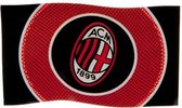 AC Milan - Vlag - Bullseye - Rood/Zwart - 92 x 152 cm